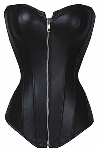 Corset em PVC Preto - S010