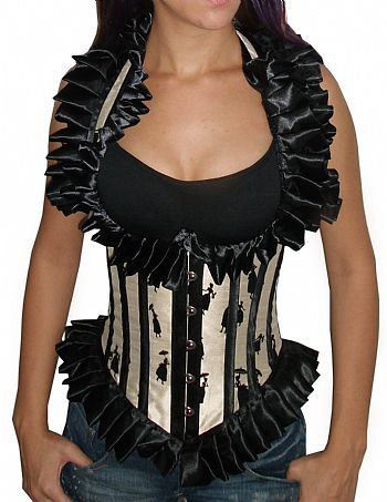 Corset Premiun Babados - S005